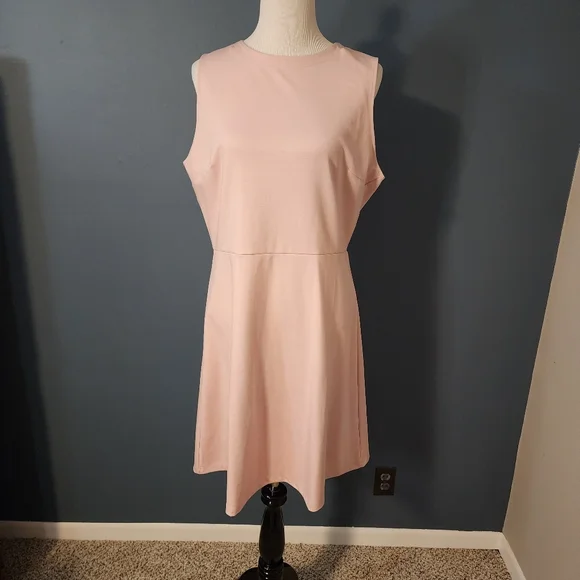 GAP | Dresses | Gap Light Pink Fit And Flare Sleeveless Dress Size 6 Tall |  Poshmark